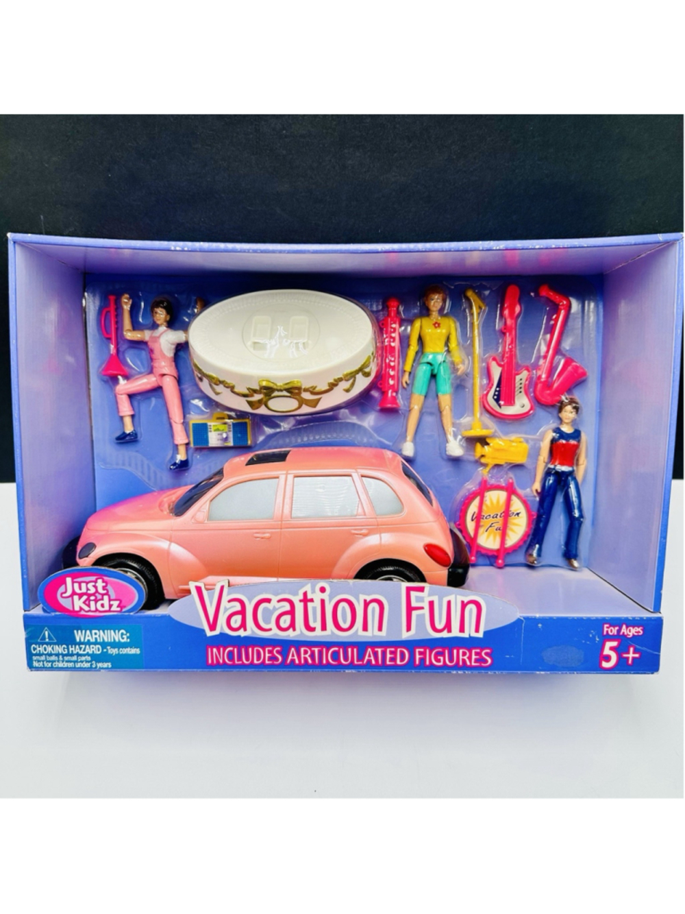 VTG Just Kidz Vacation Fun w/ Articulated Figures Play Set Kmart New Old Stock